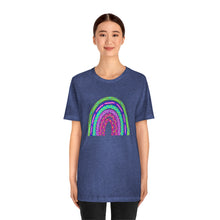 Load image into Gallery viewer, Neon Rainbow: Unisex Jersey Short Sleeve Tee
