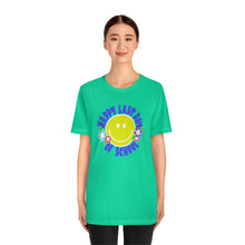 Load image into Gallery viewer, Happy Last Day of School Smilie! Unisex Jersey Short Sleeve Tee
