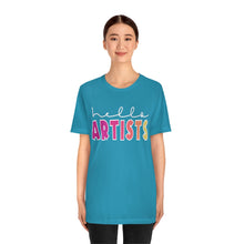Load image into Gallery viewer, HELLO Artists: Unisex Jersey Short Sleeve Tee
