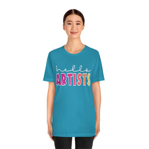 HELLO Artists: Unisex Jersey Short Sleeve Tee
