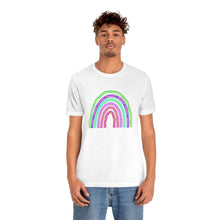 Load image into Gallery viewer, Neon Rainbow: Unisex Jersey Short Sleeve Tee
