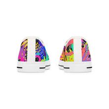 Load image into Gallery viewer, Black Abstract Women&#39;s Low Top Sneakers
