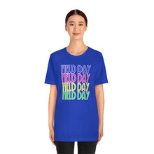 Load image into Gallery viewer, Field Day x4! Unisex Jersey Short Sleeve Tee
