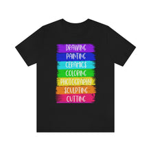 Load image into Gallery viewer, Colorful Painting: Unisex Jersey Short Sleeve Tee
