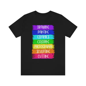 Colorful Painting: Unisex Jersey Short Sleeve Tee