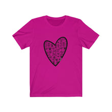 Load image into Gallery viewer, Camera Heart: Unisex Jersey Short Sleeve Tee
