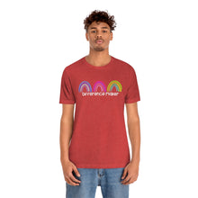 Load image into Gallery viewer, Difference Maker Watercolor Rainbow Unisex Jersey Short Sleeve Tee
