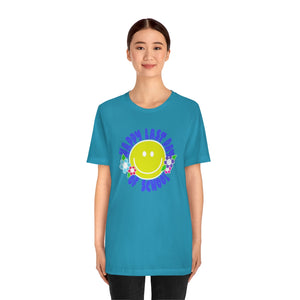 Happy Last Day of School Smilie! Unisex Jersey Short Sleeve Tee