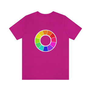 Color Wheel: Unisex Jersey Short Sleeve Tee