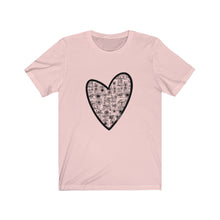 Load image into Gallery viewer, Camera Heart: Unisex Jersey Short Sleeve Tee
