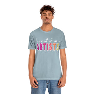 HELLO Artists: Unisex Jersey Short Sleeve Tee
