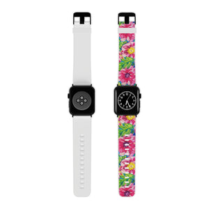 Pink Florals Watch Band for Apple Watch