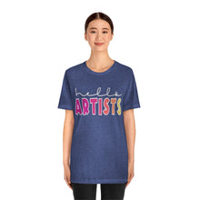 Load image into Gallery viewer, HELLO Artists: Unisex Jersey Short Sleeve Tee
