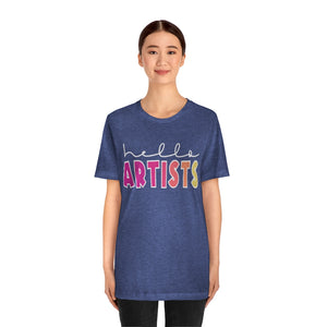 HELLO Artists: Unisex Jersey Short Sleeve Tee
