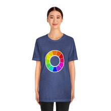 Load image into Gallery viewer, Color Wheel: Unisex Jersey Short Sleeve Tee
