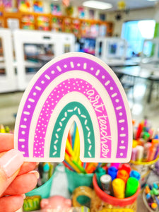 Rainbow Art Teacher