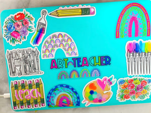 Colorful Art Paint Brushes