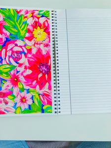 Floral Spiral Notebook