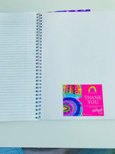 Load image into Gallery viewer, Bright Rainbow Spiral Notebook
