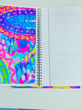 Load image into Gallery viewer, Bright Rainbow Spiral Notebook

