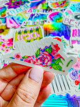 Load image into Gallery viewer, Virginia Floral State Sticker: Clear
