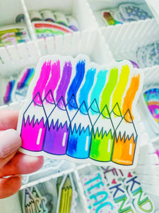 Colored Pencil Rainbow