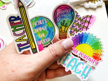 Load image into Gallery viewer, Teacher Sticker Pack (6 Stickers)
