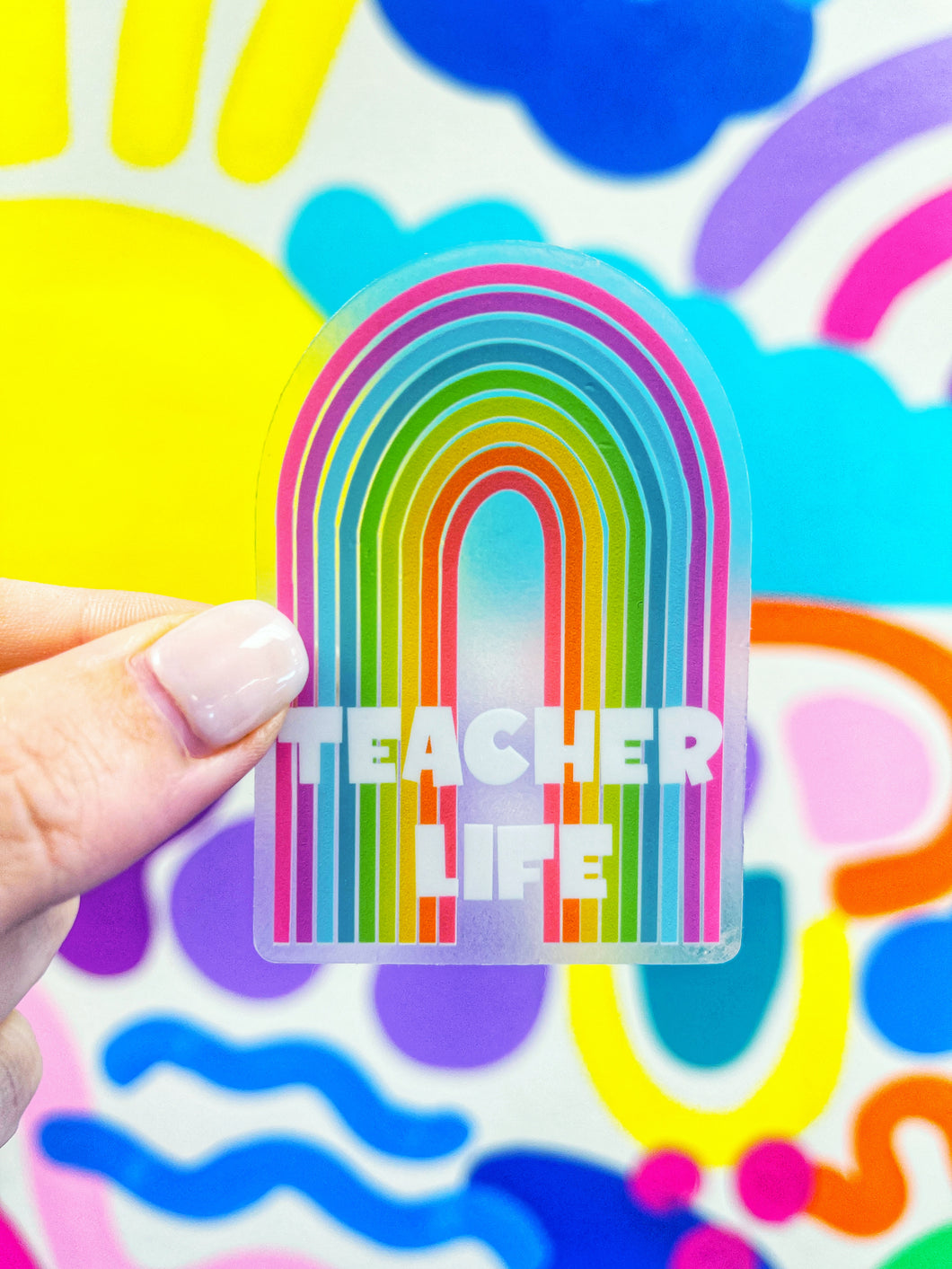 Teacher Life Rainbow