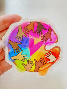 Clear Hands Paint Palette