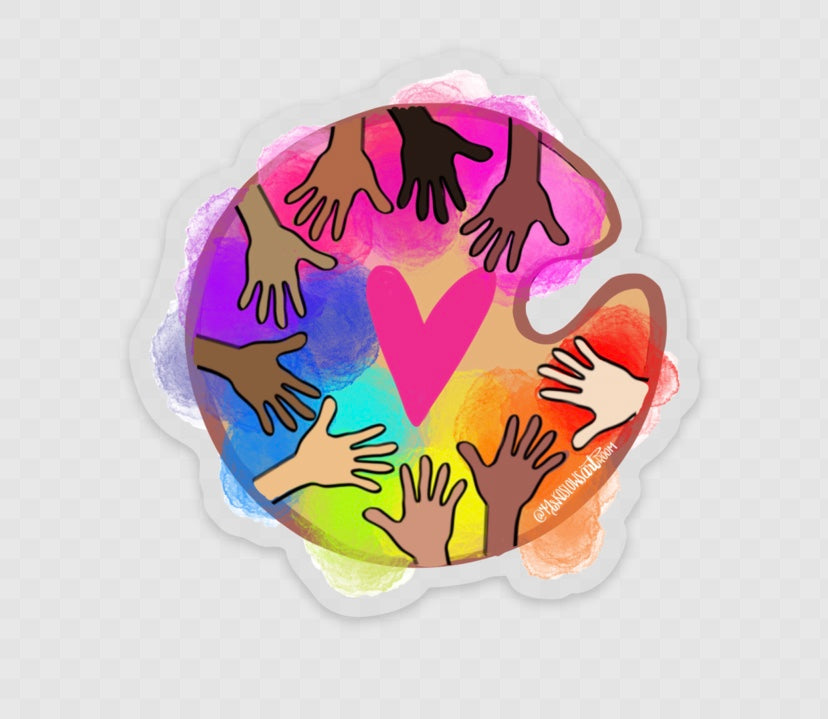Clear Hands Paint Palette