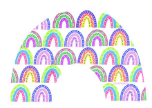 Load image into Gallery viewer, Clear Rainbow Rainbow
