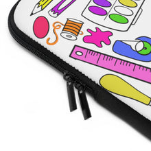 Load image into Gallery viewer, Art Supplies Laptop Sleeve
