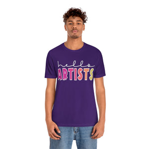 HELLO Artists: Unisex Jersey Short Sleeve Tee