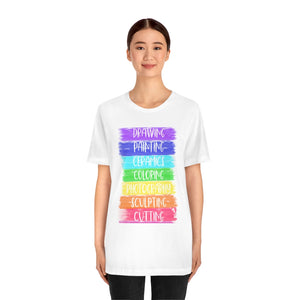 Colorful Painting: Unisex Jersey Short Sleeve Tee