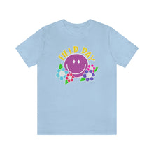 Load image into Gallery viewer, Field Day Smilie with Flowers! Unisex Jersey Short Sleeve Tee
