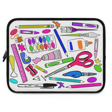 Load image into Gallery viewer, Art Supplies Laptop Sleeve
