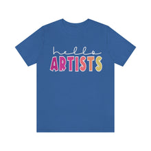 Load image into Gallery viewer, HELLO Artists: Unisex Jersey Short Sleeve Tee
