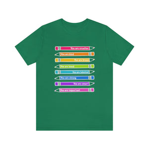 Mantra Pencils: Unisex Jersey Short Sleeve Tee
