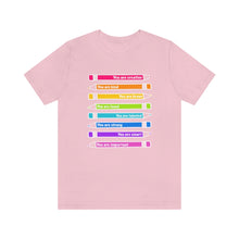 Load image into Gallery viewer, Mantra Pencils: Unisex Jersey Short Sleeve Tee
