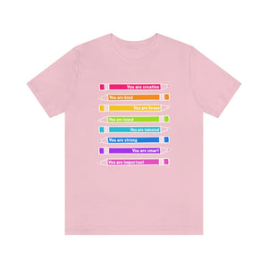 Mantra Pencils: Unisex Jersey Short Sleeve Tee