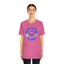 Load image into Gallery viewer, Happy Last Day of School Purple Smilie! Unisex Jersey Short Sleeve Tee
