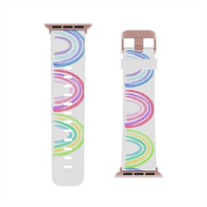 Watercolor Rainbow Watch Band for Apple Watch