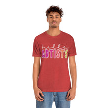 Load image into Gallery viewer, HELLO Artists: Unisex Jersey Short Sleeve Tee

