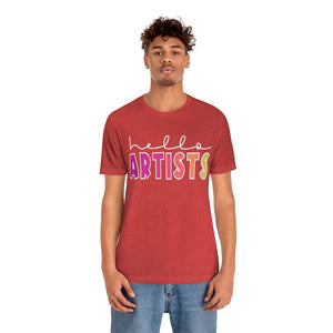 HELLO Artists: Unisex Jersey Short Sleeve Tee