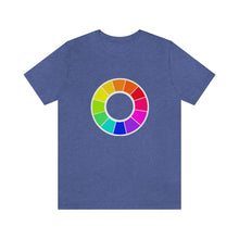 Load image into Gallery viewer, Color Wheel: Unisex Jersey Short Sleeve Tee
