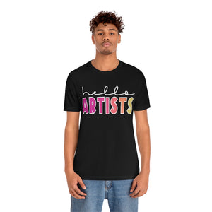 HELLO Artists: Unisex Jersey Short Sleeve Tee