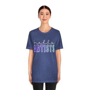 Blues HELLO Artists: Unisex Jersey Short Sleeve Tee