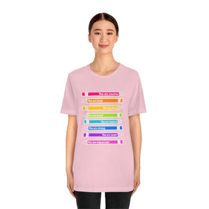 Mantra Pencils: Unisex Jersey Short Sleeve Tee