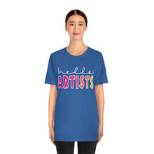 Load image into Gallery viewer, HELLO Artists: Unisex Jersey Short Sleeve Tee
