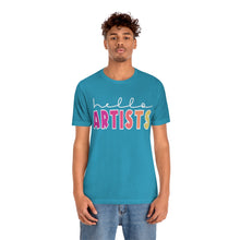 Load image into Gallery viewer, HELLO Artists: Unisex Jersey Short Sleeve Tee
